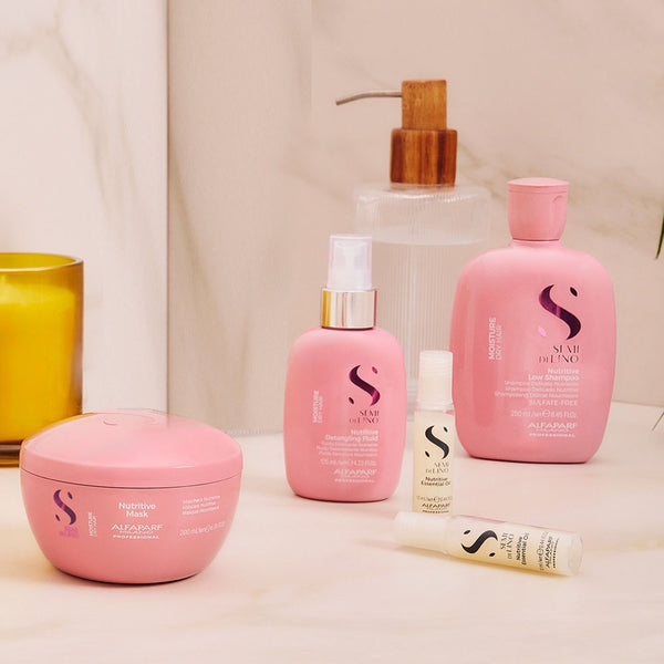 Semi Di Lino Anti dryness treatment Professional Set (4 Products)