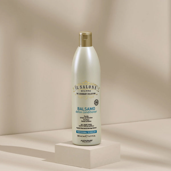 IL Salone Detox Conditioner with Charcoal, Biotin & Caffeine for All Hair Types 500ml