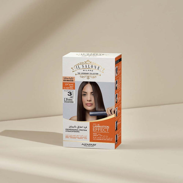 IL Salone Protein Straightening kit with lamination effect and Linseed Oil