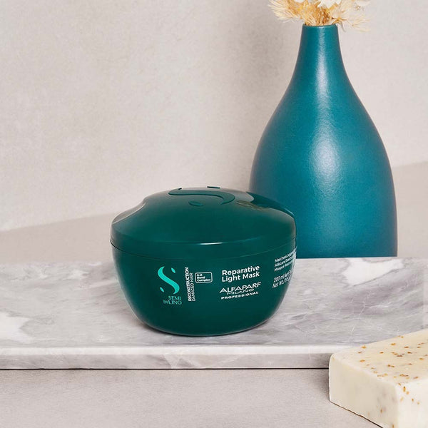Semi Di Lino Mask Reconstruction with Bambo & Linseed for Damaged Hair 200ml