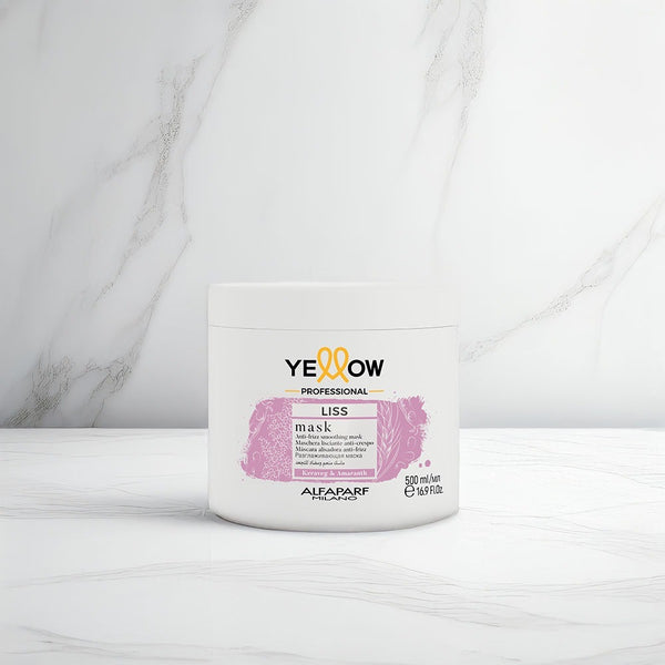 Yellow Liss Mask with Keratin & Amaranth Oil for Chemically Straightened Hair 500ml